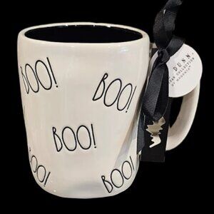 Rae Dunn BOO Halloween mug